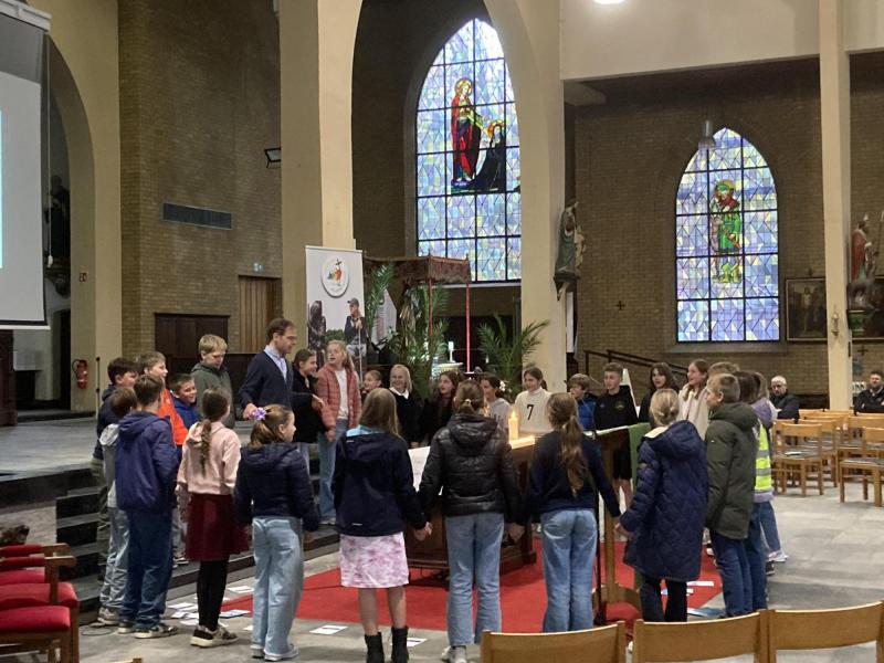 Startmoment vormelingen Zwevezele 