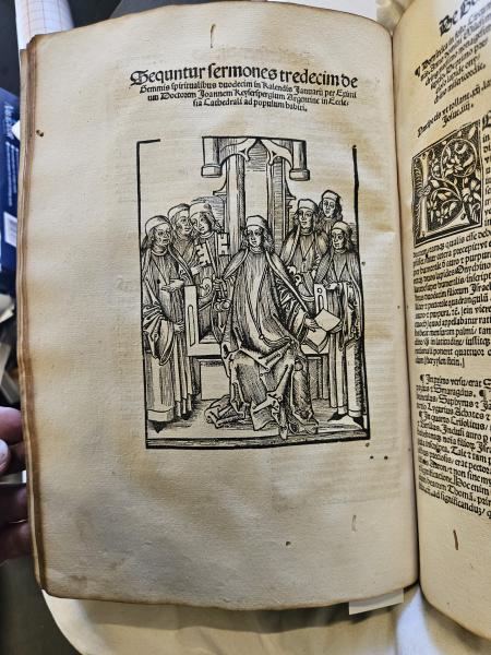 Sint-Pieter als prediker © Bibliotheek Grootseminarie