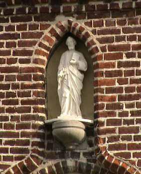 Heurnestraat aan de school 