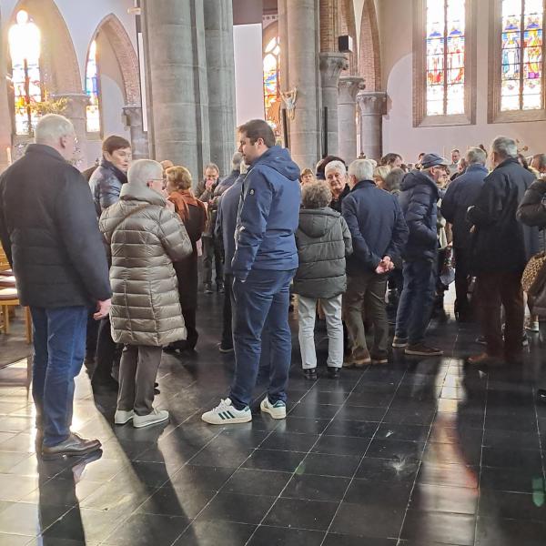 2026/01/01 Wensen voor een vredevol en gelukkig nieuw jaar. © ©PE O.L.V.Krekedal Kortemark