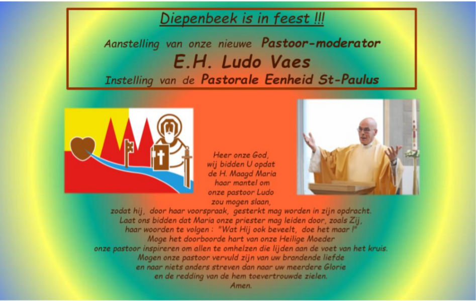 Aanstellingsviering en oprichting Pastorale Eenheid H. Paulus  