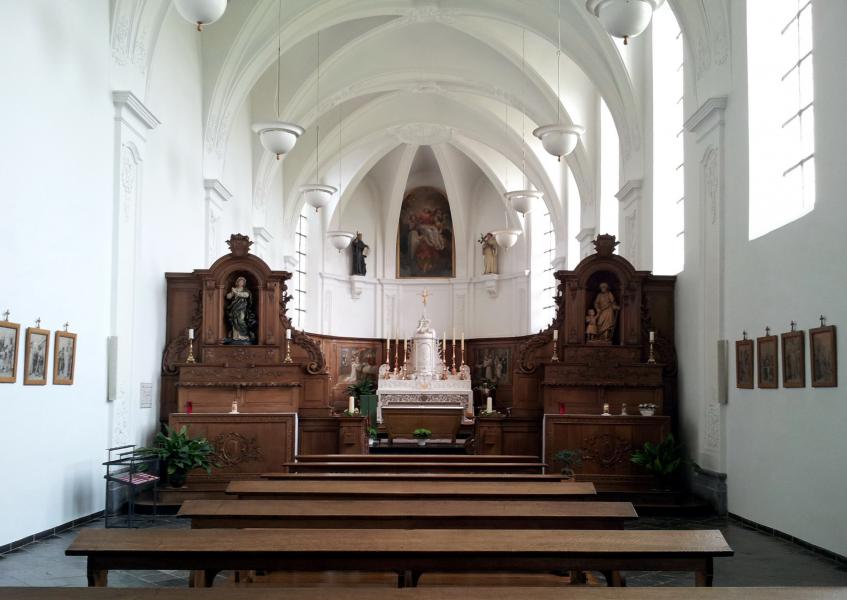 Het interieur van de kapel. © Wikimedia / Kleon3