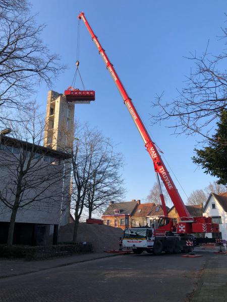 Afbraak kerktoren O.-L.-Vrouw Ten Hemel Opgenomen Eeklo Oostveld © Jan Vermeire