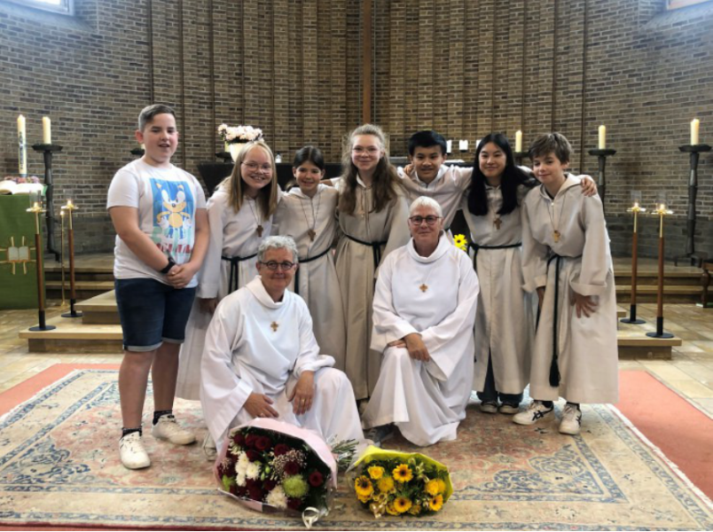 In juni hebben we afscheid genomen van twee boegbeelden van de Sint- Jozefkerk - dankviering Christine en Christiane. 