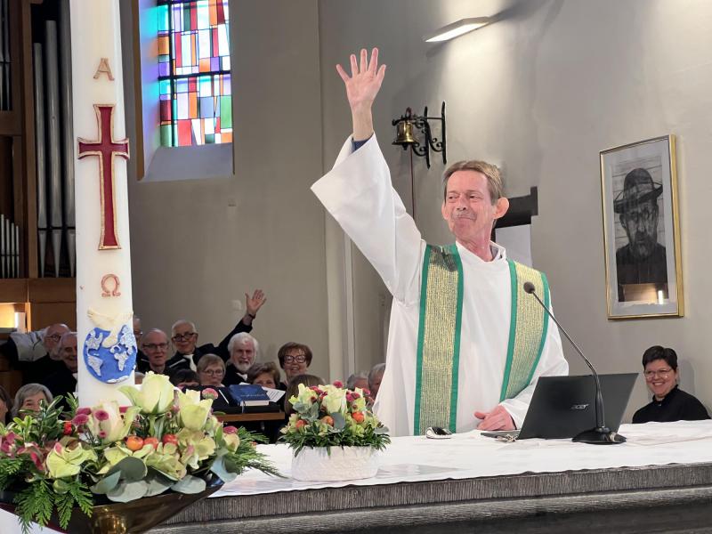 Afscheidsviering pater Dominique © Pastorale zone Leuven aan de Dijle