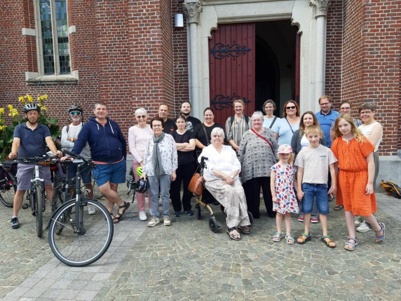 Alle deelnemers aan de Workshop 1 van 14 u. tot 16 u. op de startdag van 5 september 2026 in Welle © Rita Van Thuyne