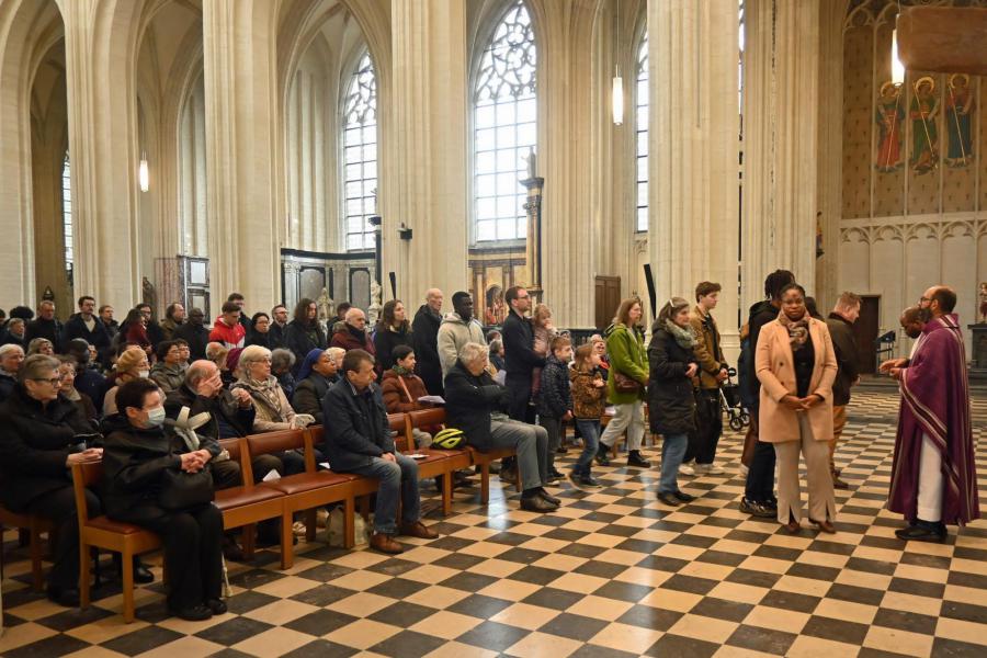 Aswoensdag in Sint Pieter 2024 © Pastorale zone Leuven aan de Dijle