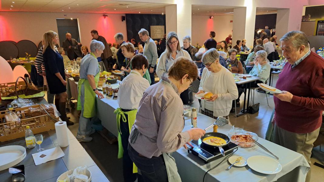 Terugblik Broederlijk Delen-ontbijt © pastorale zone Zoutleeuw-Geetbets