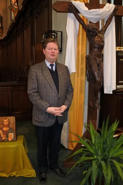 Bart in de kerk van Everbeek-Boven 