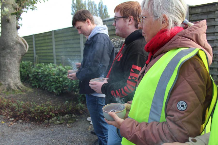 Stappen naar Vrede-Grot Gapaard (9) © PE Sint-Germanus Ardooie