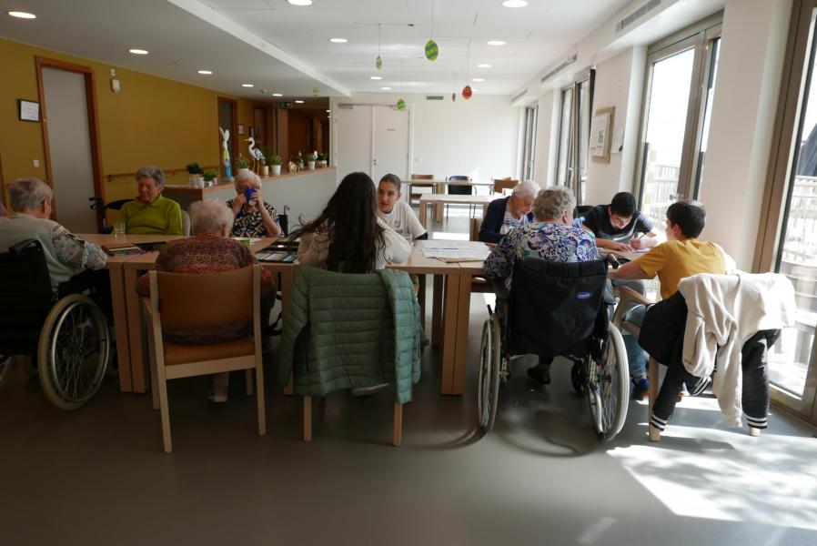 Bezoek aan het Parkhof © Leen. 