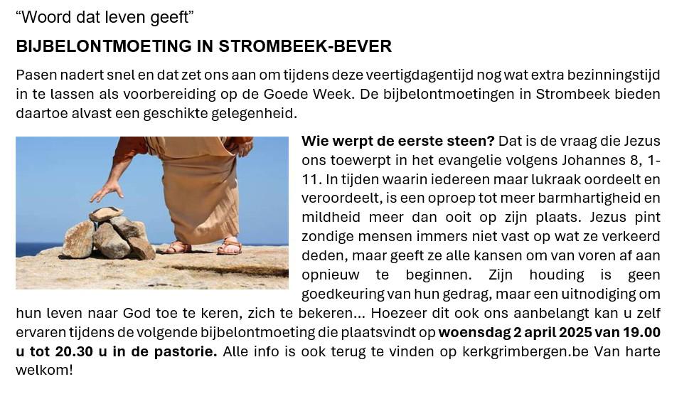 Bijbelontmoeting 2 april 2025 