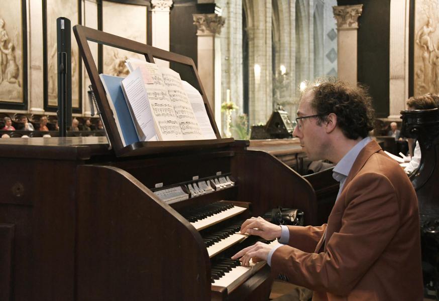 Organist Nicolas De Troyer © Bisdom Gent, foto: Maîtrise