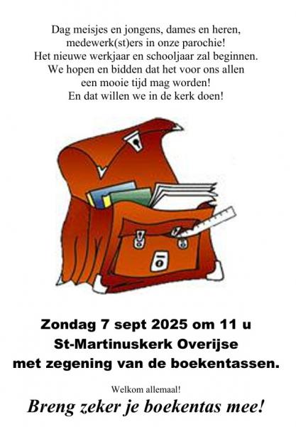 Boekentassenviering in Overijse 