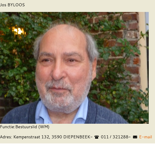 Bestuursleden en wijkmeesters 