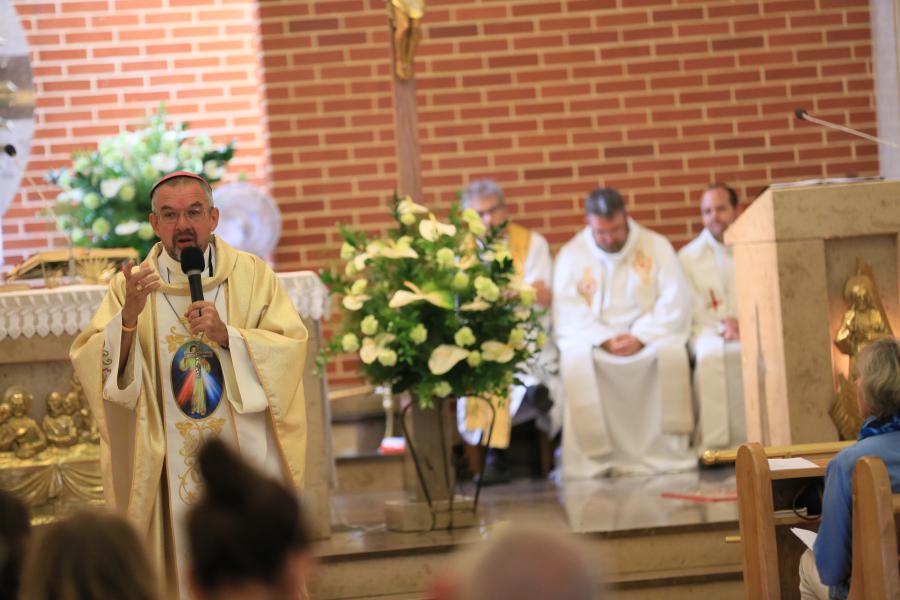 Inspirerende homilie van mgr. Philip Dickmans © IJD - Foto: Koen VDB