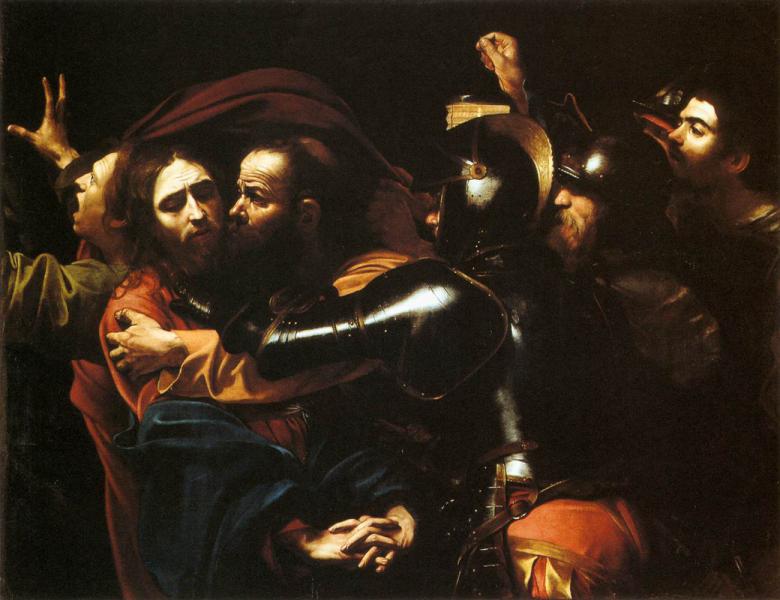 De gevangenneming van Christus - Caravaggio © Caravaggio