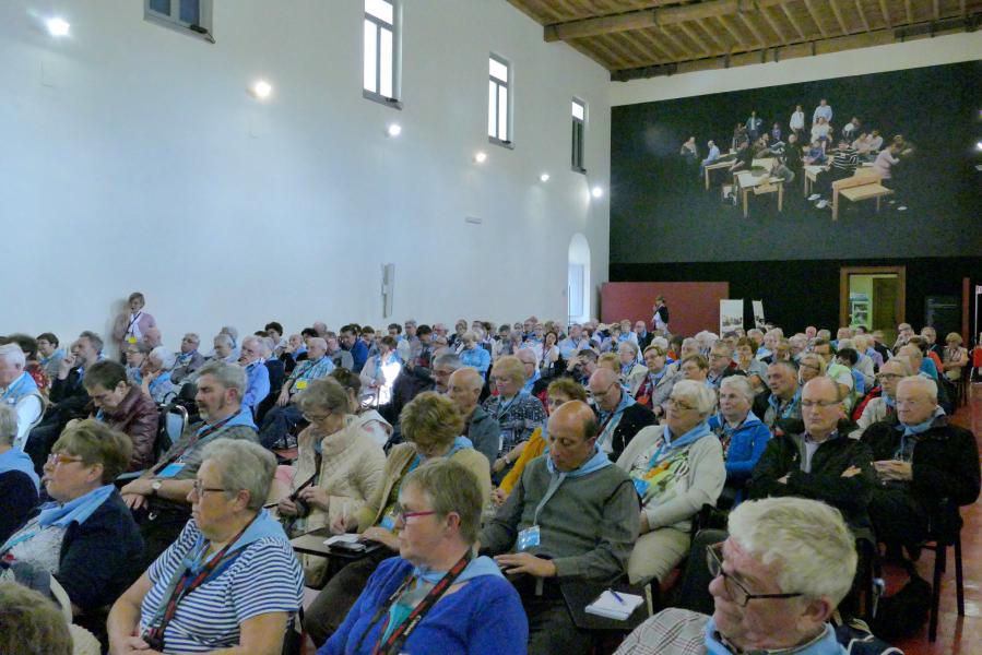 De Sant'Egidio gemeenschap boeide ons met haar getuigenissen en projecten © Hugo Casaer