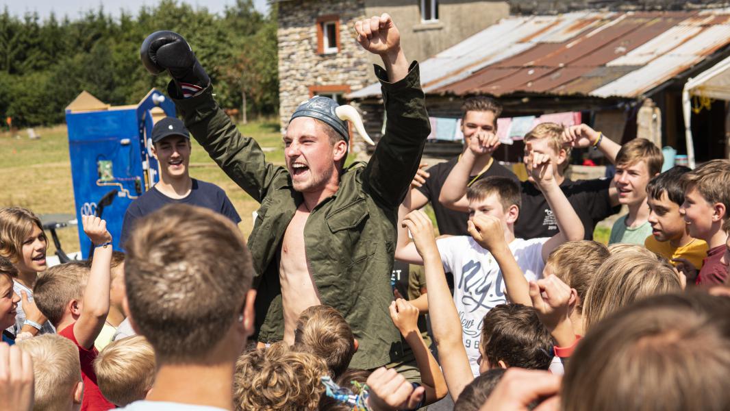Chiro op kamp © Chirojongens Hern