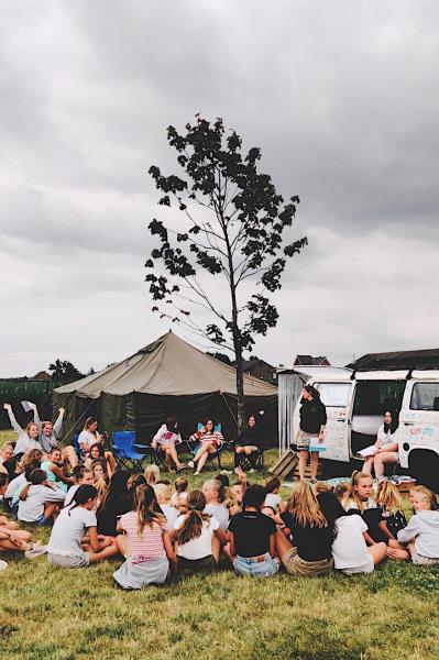 Chiro op kamp © Chiromeisjes Hern