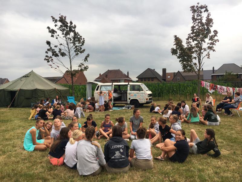 Chiro op kamp © Chiromeisjes Hern