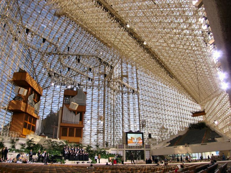 Crystal Cathedral in Orange, California. © RR