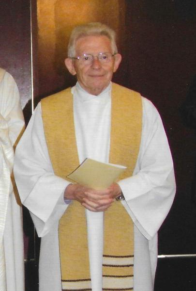 E.H. Cyriel Dehandschutter bij de viering 50 jaar H. Pius X-parochie, 17 januari 2010 © H. Pius X-parochiegemeenschap Wilrijk