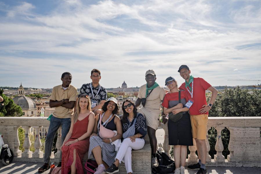 Jongeren van Leuven vieren het Jubileum van de Jeugd © Pastorale zone Leuven aan de Dijle