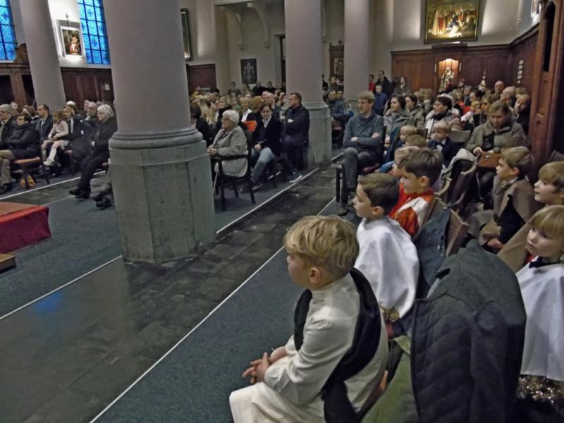 Kerstavondviering in Gijzelbrechtegem 