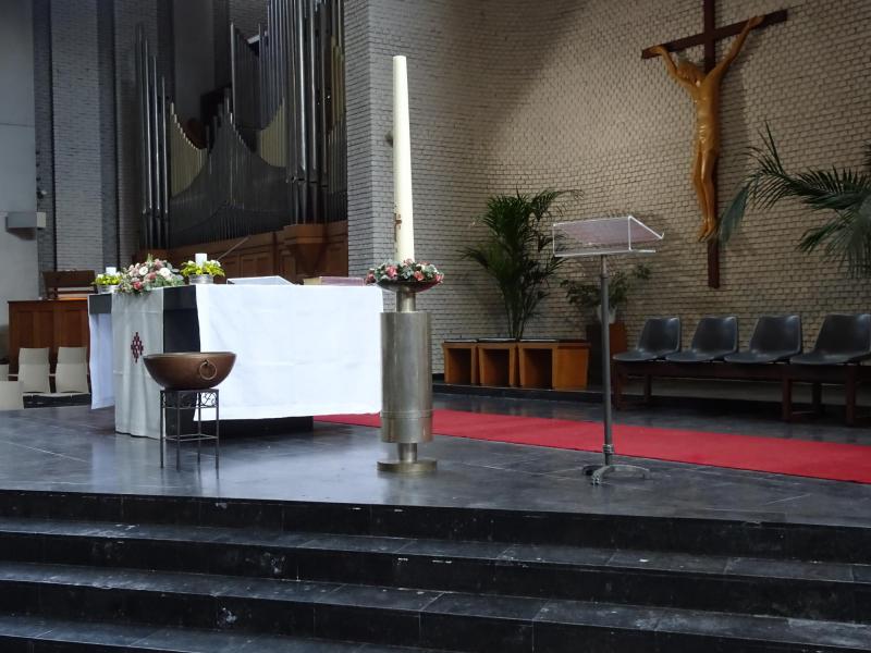 voor de viering © Mia Verbanck