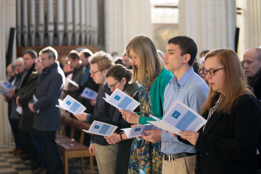 Studenten van Leo XIII hielpen de viering mee organiseren 