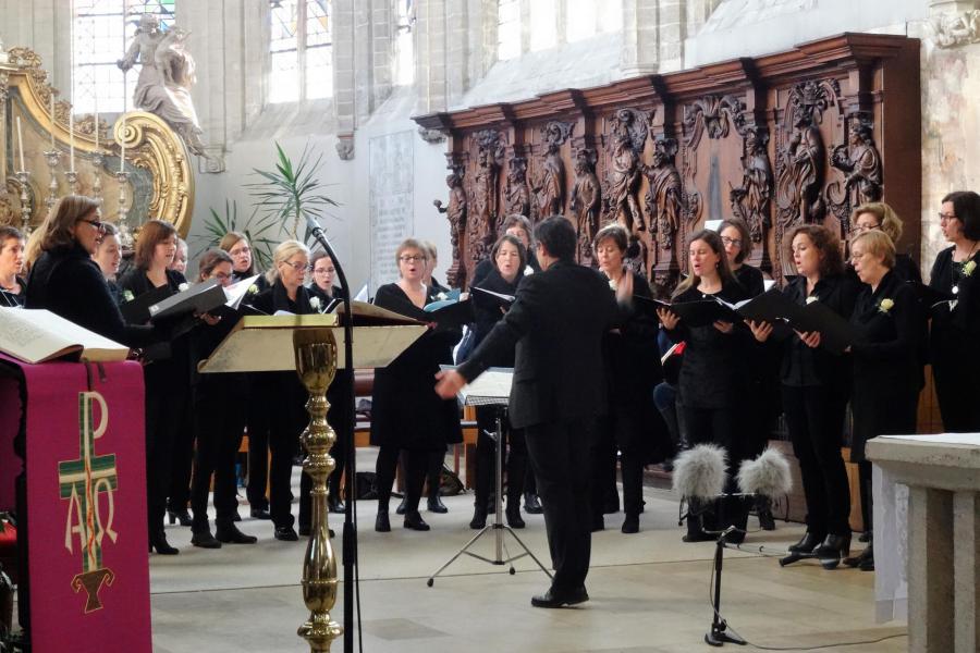 Concinite luistert een viering op © Pastorale zone Leuven aan de Dijle