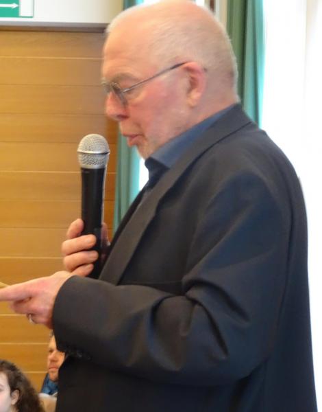 Dirk Van Doren sprak heel wat dankwoorden uit © Mia Verbanck