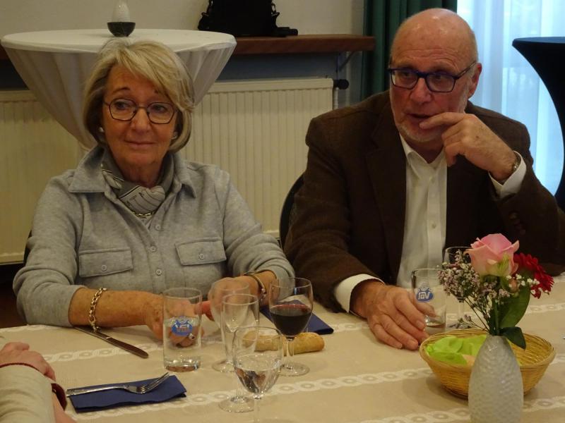 Frie Dillen en echtgenoot Ward © Mia Verbanck