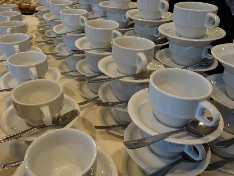Daar hoort een heerlijk kopje koffie bij! © Mia Verbanck