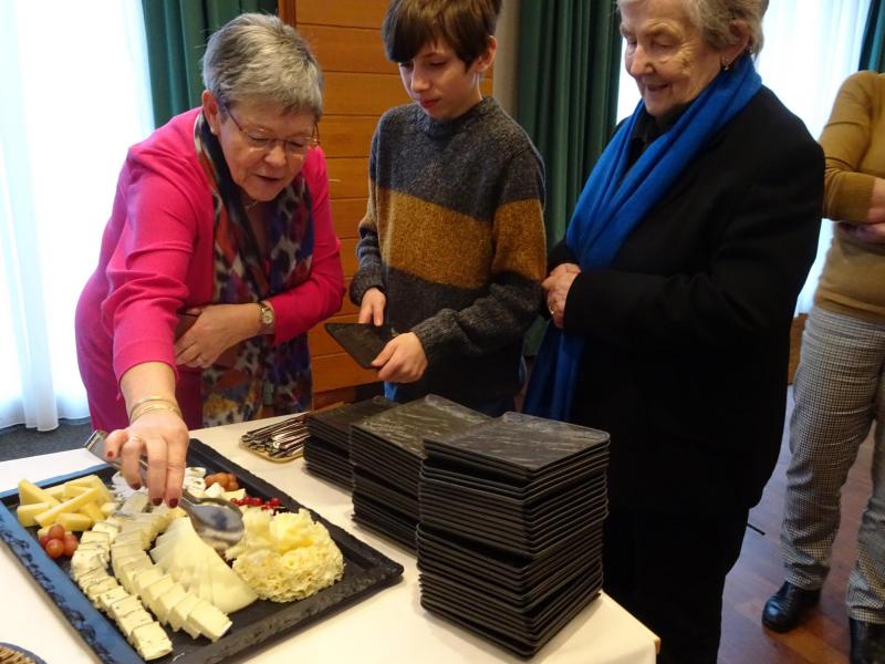 Er was ook kaas. Liliane Marinus en Nicole Truyen-Peeters © Mia Verbanck