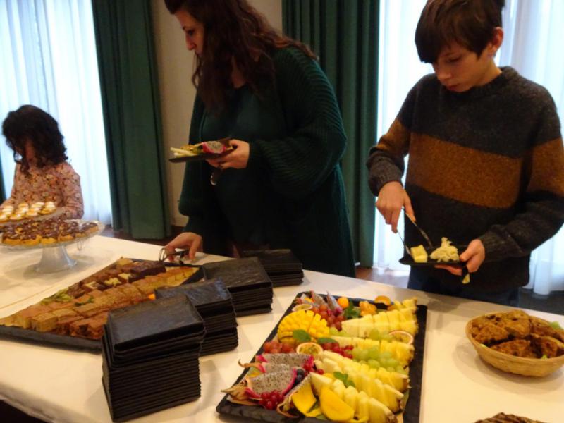 Fruit mocht ook niet ontbreken © Mia Verbanck