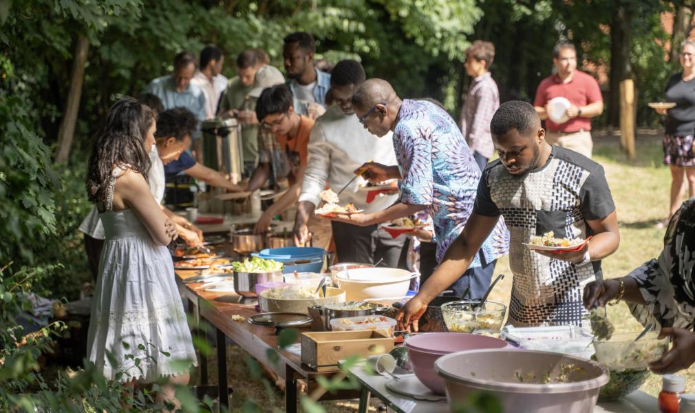 Jaarlijkse BBQ en viering Sint-Kwinten © Pastorale zone Leuven aan de Dijle