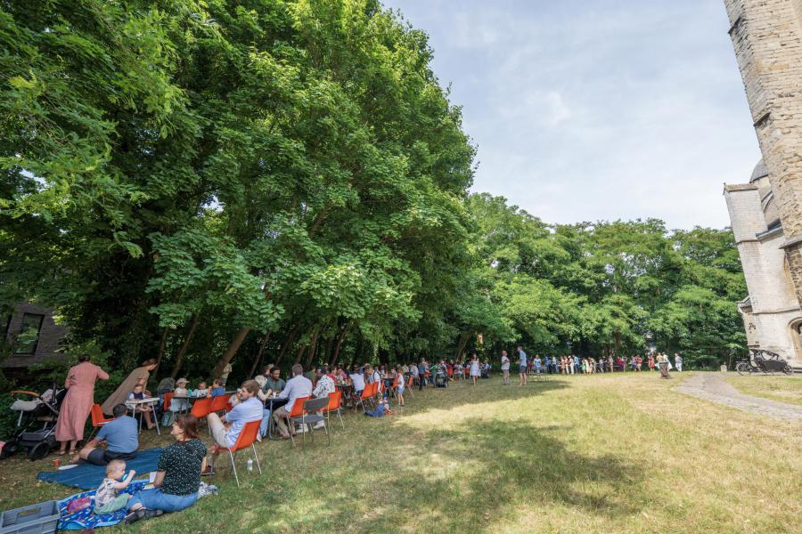 Jaarlijkse BBQ en viering Sint-Kwinten © Pastorale zone Leuven aan de Dijle