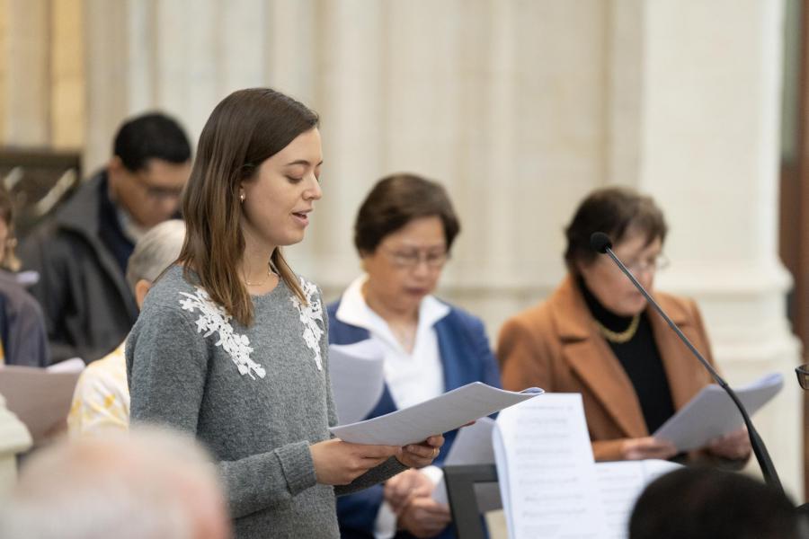 Volwassendoopsels en vormsels in de Sint-Pieterskerk 2023 © Pastorale zone Leuven aan de Dijle