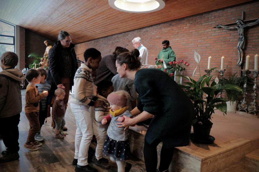 Gezinsviering met aansluitend catechese voor kinderen en volwassenen © Pastorale zone Leuven aan de Dijle