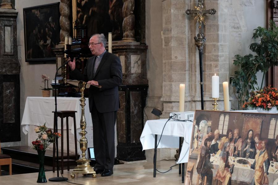 Feestzitting 500 jaar ‘Laatste Avondmaal’ in de Sint-Kwintenskerk © Pastorale zone Leuven aan de Dijle