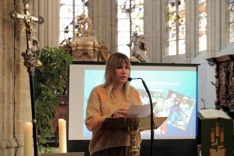 Feestzitting 500 jaar ‘Laatste Avondmaal’ in de Sint-Kwintenskerk © Pastorale zone Leuven aan de Dijle