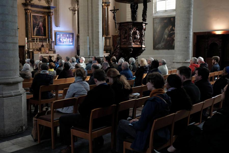 Feestzitting 500 jaar ‘Laatste Avondmaal’ in de Sint-Kwintenskerk © Pastorale zone Leuven aan de Dijle