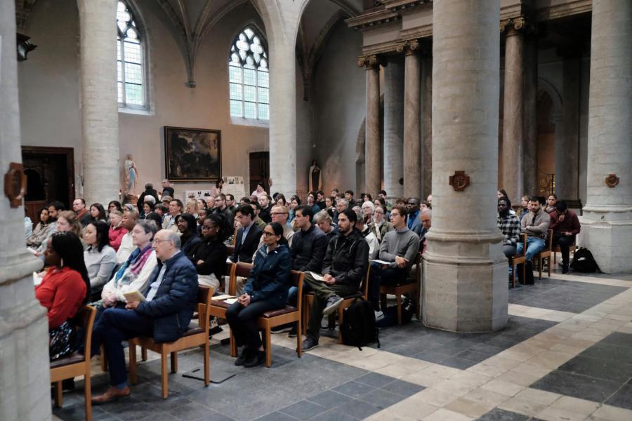 Pauselijke nuntius Mgr Franco Coppola op bezoek in Sint-Kwinten © Pastorale zone Leuven aan de Dijle