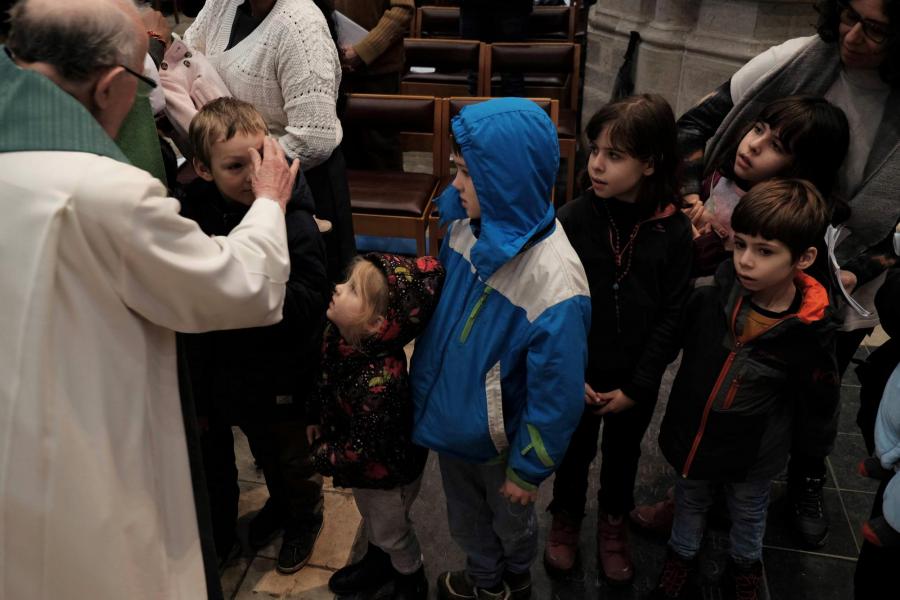 Kinderzegen in Sint Kwinten 2024 © Pastorale zone Leuven aan de Dijle
