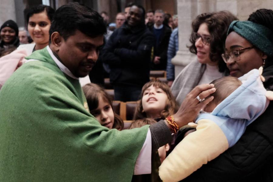 Kinderzegen in Sint Kwinten 2024 © Pastorale zone Leuven aan de Dijle