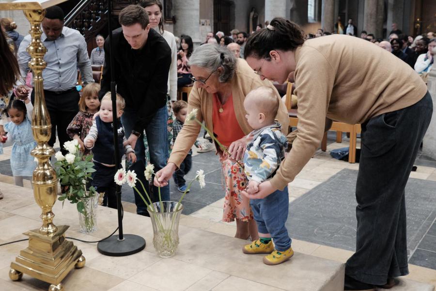 Pauselijke nuntius Mgr Franco Coppola op bezoek in Sint-Kwinten © Pastorale zone Leuven aan de Dijle