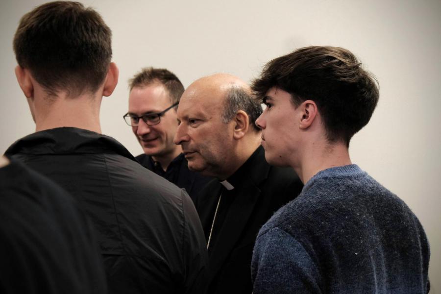 Pauselijke nuntius Mgr Franco Coppola op bezoek in Sint-Kwinten © Pastorale zone Leuven aan de Dijle