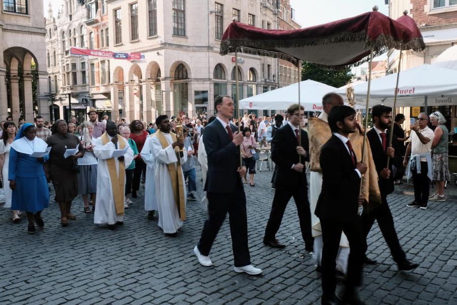 Sacramentsdag in Leuven 2025 © Pastorale zone Leuven aan de Dijle